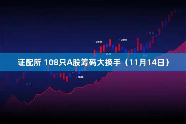 证配所 108只A股筹码大换手（11月14日）
